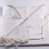 White-striped Traditional Tallit - Image 3
